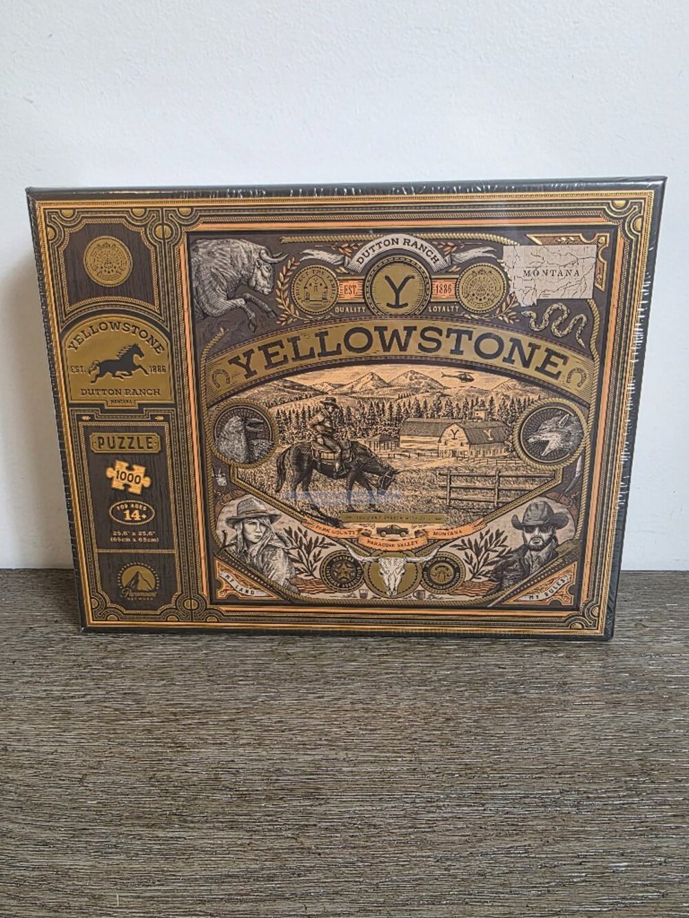 NEW - Yellowstone - Dutton Ranch (1000-Piece Puzzle) with Western Ranch Scene